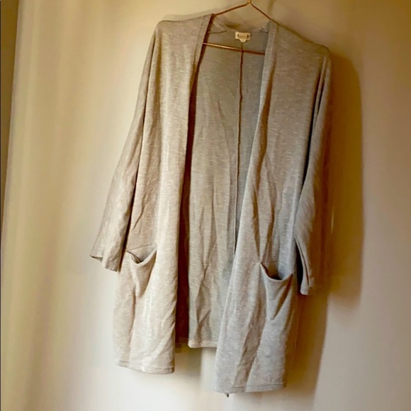 donni Sweaters - Open front lightweight cardigan with pockets